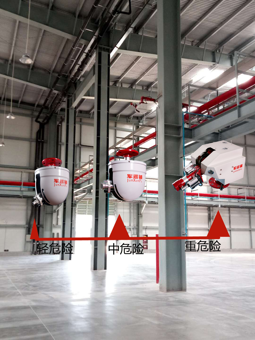 消防水炮安裝布線(xiàn)